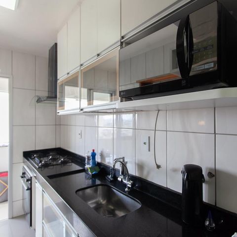 Apartamento à venda com 145m², 3 quartos e 3 vagas Apartamento à venda com 145m², 3 quartos e 3 vagasCozinha e Área de Serviço