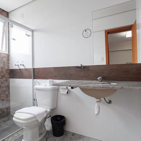 Studio à venda com 19m², 1 quarto e 1 vaga Studio à venda com 19m², 1 quarto e 1 vagaBanheiro da suíte