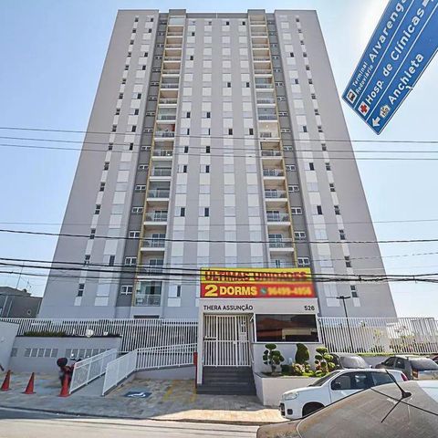 Apartamento à venda com 48m², 2 quartos e 1 vaga Apartamento à venda com 48m², 2 quartos e 1 vagaFachada