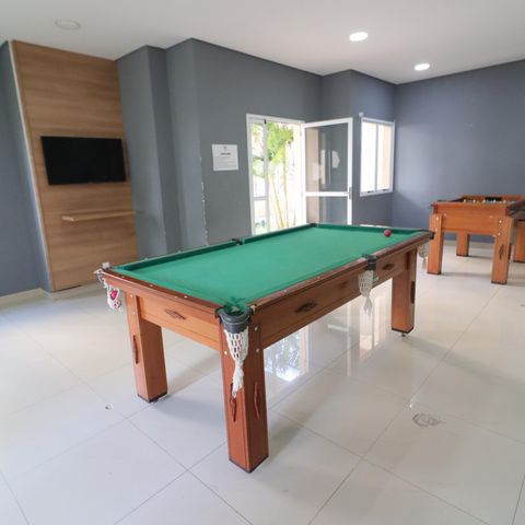 Apartamento à venda com 57m², 2 quartos e 1 vagaÁrea comum - Sala de jogos
