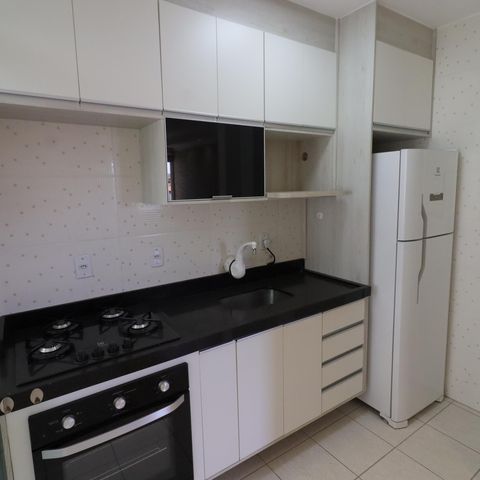 Apartamento à venda com 57m², 2 quartos e 1 vagaCozinha e Área de Serviço