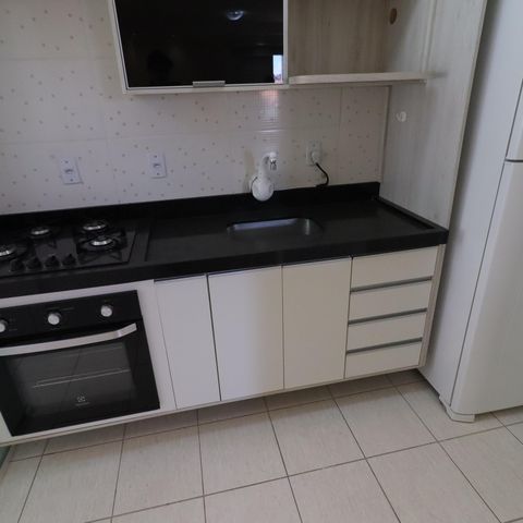 Apartamento à venda com 57m², 2 quartos e 1 vagaCozinha e Área de Serviço