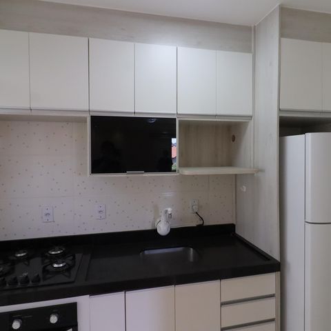 Apartamento à venda com 57m², 2 quartos e 1 vagaCozinha e Área de Serviço