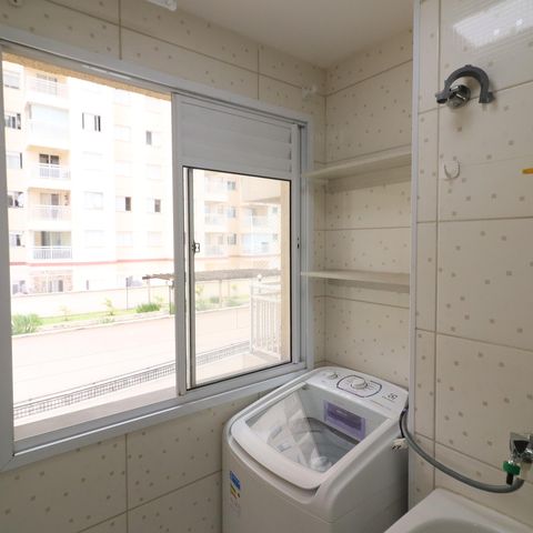 Apartamento à venda com 57m², 2 quartos e 1 vagaCozinha e Área de Serviço