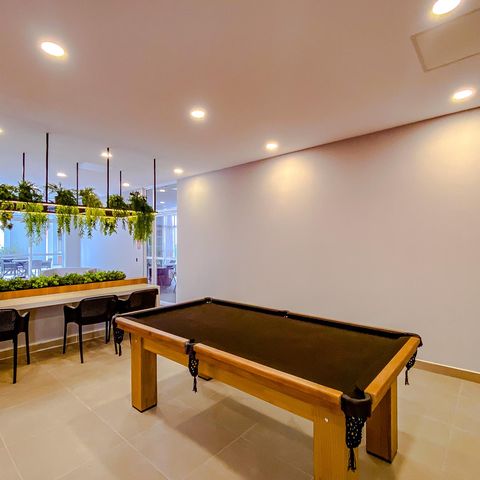 Apartamento à venda com 44m², 2 quartos e 1 vagaSala de Jogos