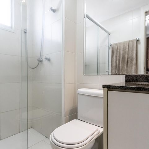 Apartamento à venda com 70m², 3 quartos e 1 vagaQuarto 1 - Banheiro da Suite