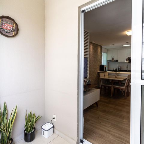 Apartamento à venda com 70m², 3 quartos e 1 vagaVaranda