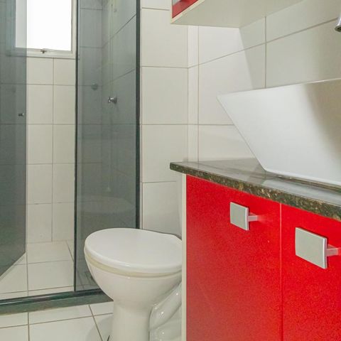 Apartamento à venda com 46m², 2 quartos e 1 vaga Apartamento à venda com 46m², 2 quartos e 1 vagaBanheiro