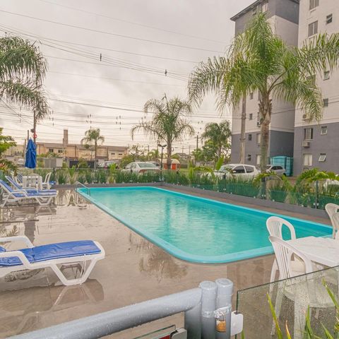 Apartamento à venda com 46m², 2 quartos e 1 vaga Apartamento à venda com 46m², 2 quartos e 1 vagaÁrea comum - Piscina