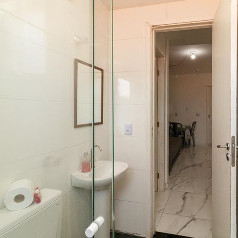 Apartamento para alugar com 55m², 2 quartos e sem vagaBanheiro