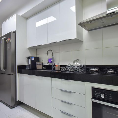 Apartamento à venda com 125m², 3 quartos e 2 vagasCozinha