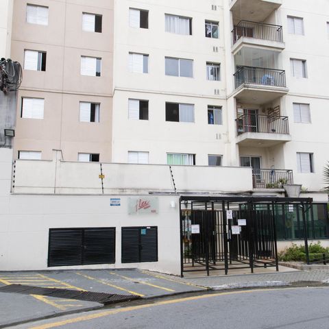 Apartamento à venda com 63m², 3 quartos e 1 vagaFachada e portaria