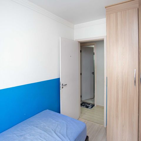 Apartamento à venda com 63m², 3 quartos e 1 vagaQuarto 1