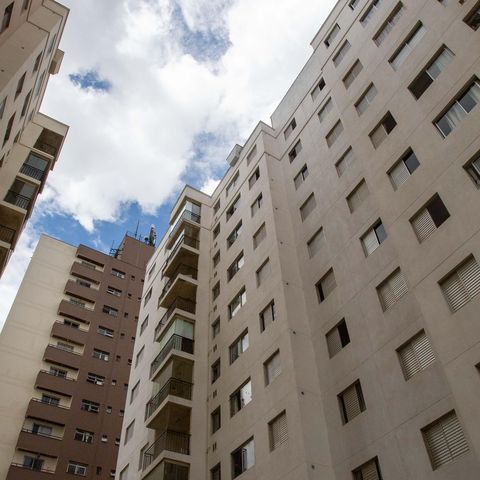 Apartamento à venda com 63m², 3 quartos e 1 vagaFachada do bloco