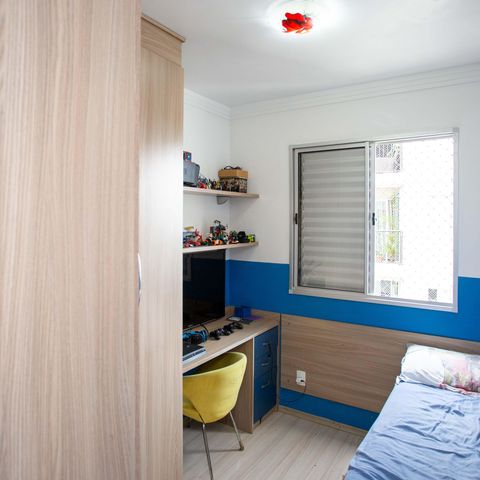 Apartamento à venda com 63m², 3 quartos e 1 vagaQuarto 1
