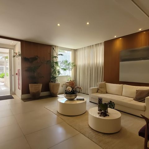Studio à venda com 39m², 1 quarto e 1 vagaHall social