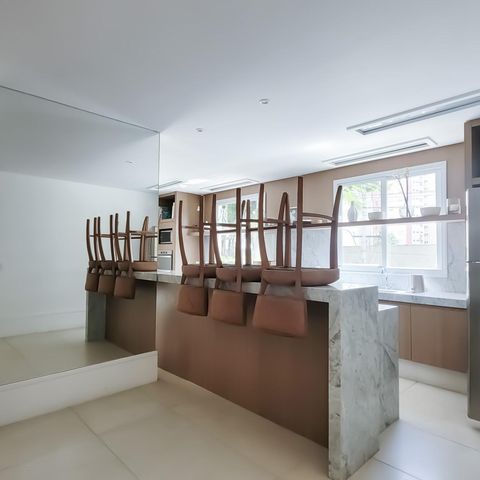 Studio à venda com 39m², 1 quarto e 1 vagaÁrea comum - Salão de festas