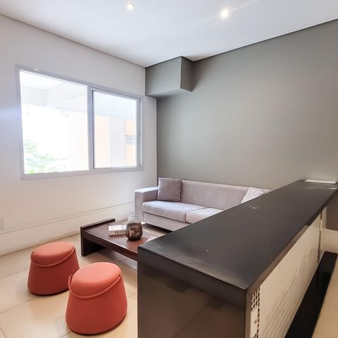 Studio à venda com 39m², 1 quarto e 1 vagaÁrea comum - Lavanderia 