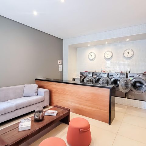 Studio à venda com 39m², 1 quarto e 1 vagaÁrea comum - Lavanderia 
