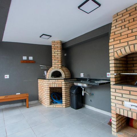 Apartamento à venda com 40m², 2 quartos e 2 vagas Apartamento à venda com 40m², 2 quartos e 2 vagasÁrea comum - Churrasqueira