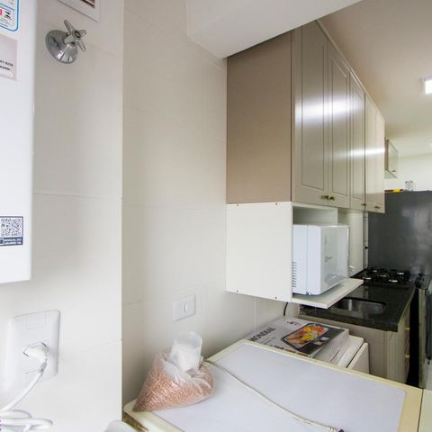 Apartamento à venda com 40m², 2 quartos e 2 vagas Apartamento à venda com 40m², 2 quartos e 2 vagasCozinha/Área de serviço