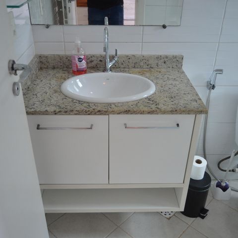 Apartamento para alugar com 90m², 3 quartos e 2 vagasBanheiro da Suíte