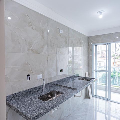 Apartamento à venda com 53m², 2 quartos e 1 vagaCozinha e Área de Serviço