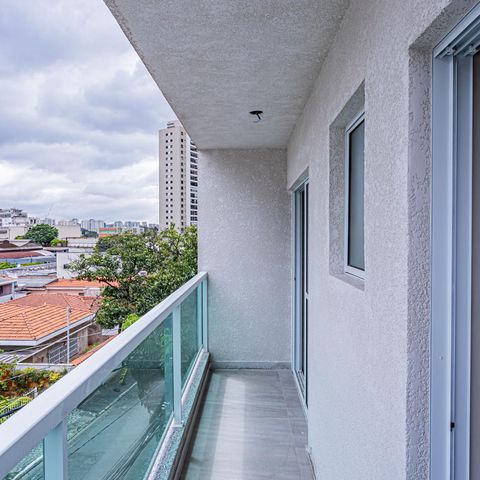 Apartamento à venda com 53m², 2 quartos e 1 vagaVaranda