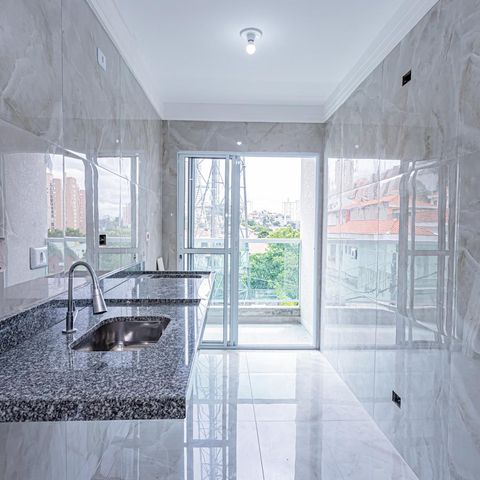 Apartamento à venda com 53m², 2 quartos e 1 vagaCozinha e Área de Serviço