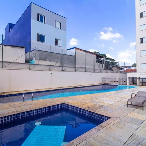 Apartamento à venda com 54m², 2 quartos e 1 vaga Apartamento à venda com 54m², 2 quartos e 1 vagaÁrea comum - Piscina