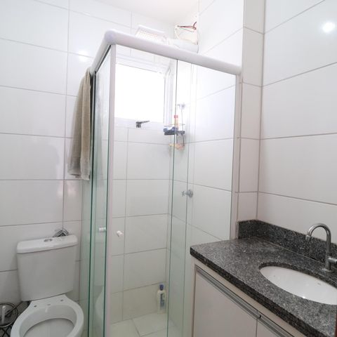Apartamento para alugar com 123m², 3 quartos e 2 vagasBanheiro do Quarto 1