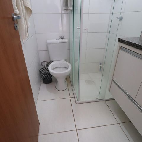 Apartamento para alugar com 123m², 3 quartos e 2 vagasBanheiro do Quarto 1