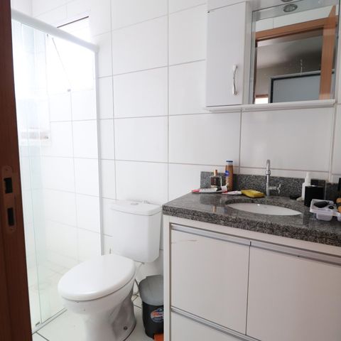 Apartamento para alugar com 123m², 3 quartos e 2 vagasBanheiro do Quarto 2