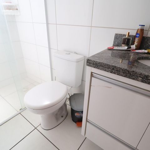 Apartamento para alugar com 123m², 3 quartos e 2 vagasBanheiro do Quarto 2