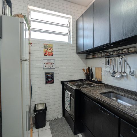 Apartamento à venda com 49m², 1 quarto e sem vaga Apartamento à venda com 49m², 1 quarto e sem vagaCozinha