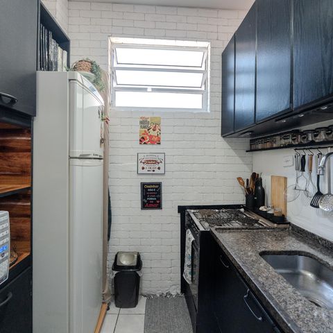 Apartamento à venda com 49m², 1 quarto e sem vaga Apartamento à venda com 49m², 1 quarto e sem vagaCozinha