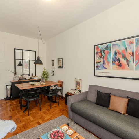 Apartamento à venda com 49m², 1 quarto e sem vaga Apartamento à venda com 49m², 1 quarto e sem vagaSala
