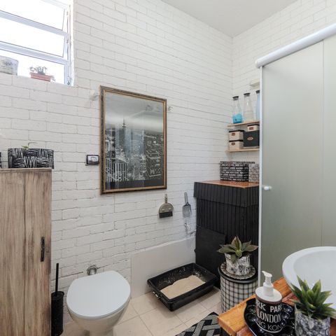 Apartamento à venda com 49m², 1 quarto e sem vaga Apartamento à venda com 49m², 1 quarto e sem vagaBanheiro