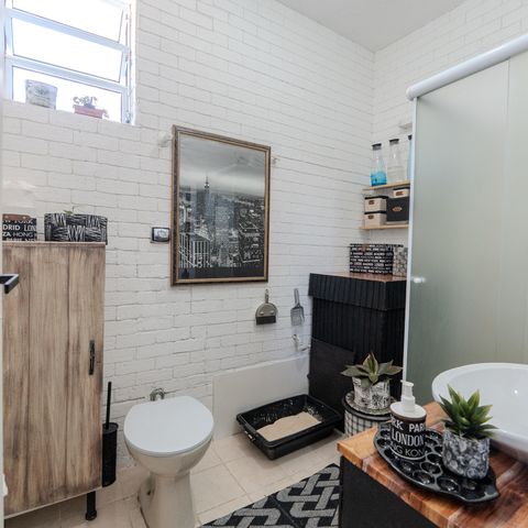 Apartamento à venda com 49m², 1 quarto e sem vaga Apartamento à venda com 49m², 1 quarto e sem vagaBanheiro