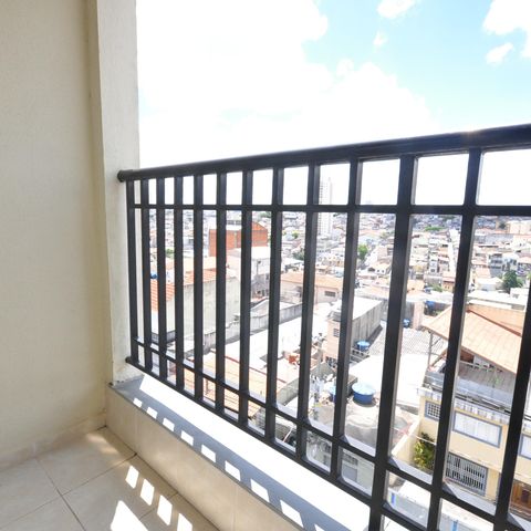 Apartamento à venda com 56m², 2 quartos e 1 vagaSacada da Sala