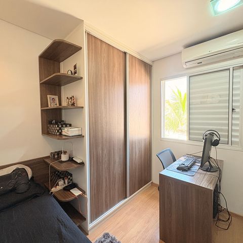 Casa de condomínio à venda com 110m², 3 quartos e 2 vagasQuarto 2