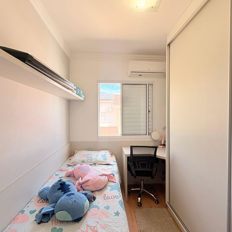 Casa de condomínio à venda com 110m², 3 quartos e 2 vagasQuarto 3