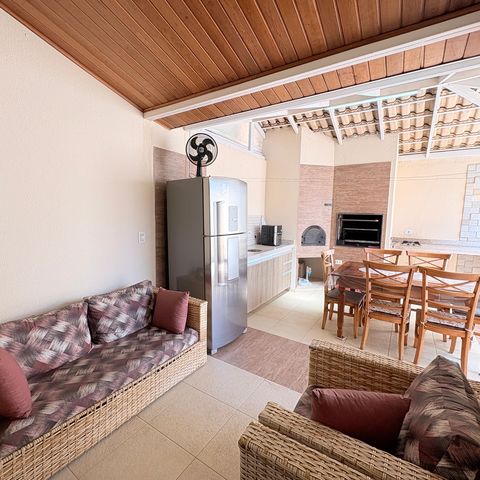 Casa de condomínio à venda com 110m², 3 quartos e 2 vagasÁrea gourmet