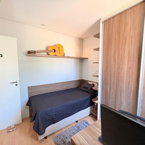 Casa de condomínio à venda com 110m², 3 quartos e 2 vagasQuarto 2