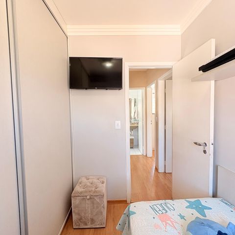 Casa de condomínio à venda com 110m², 3 quartos e 2 vagasQuarto 3