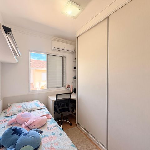 Casa de condomínio à venda com 110m², 3 quartos e 2 vagasQuarto 3