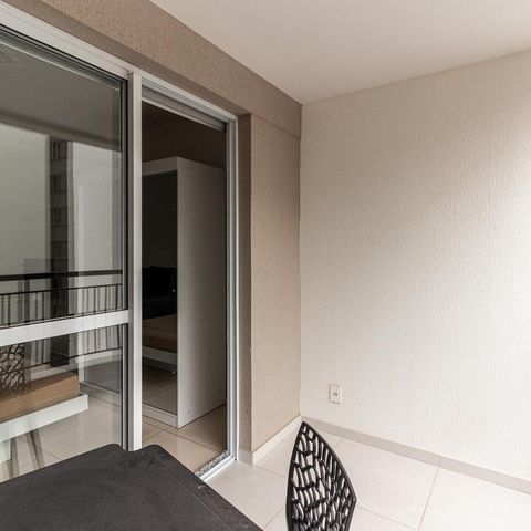 Studio à venda com 33m², 1 quarto e sem vagaVaranda do Studio