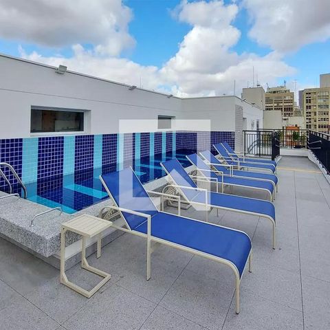 Studio à venda com 33m², 1 quarto e sem vagaPiscina