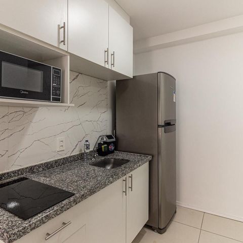 Studio à venda com 33m², 1 quarto e sem vagaCozinha