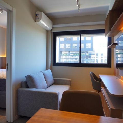 Apartamento à venda com 29m², 1 quarto e sem vaga Apartamento à venda com 29m², 1 quarto e sem vagaSala_Cozinha